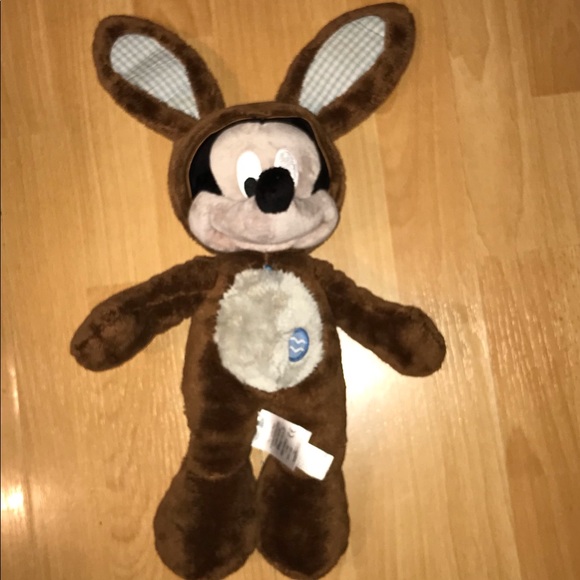Disney Limited Edition Mickey Mouse Easter Bunny Plush Stuffed Animal - Picture 2 of 9